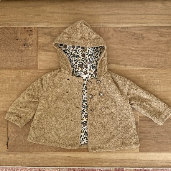 Rylee and Cru Tan Sherpa Jacket 2-3 - Picture 1 of 6